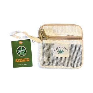 Pure Hemp Mini Zip Pouch – Made in India